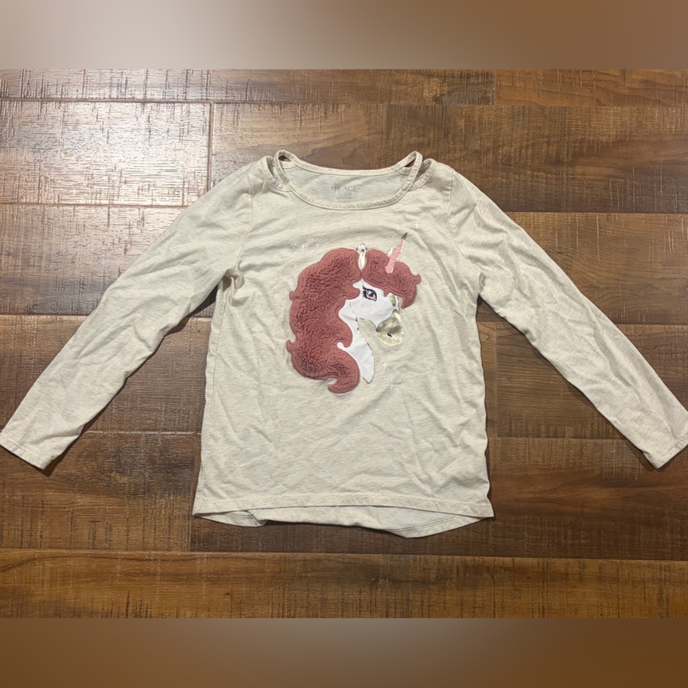 Unicorn T Shirt with Cutout Detail